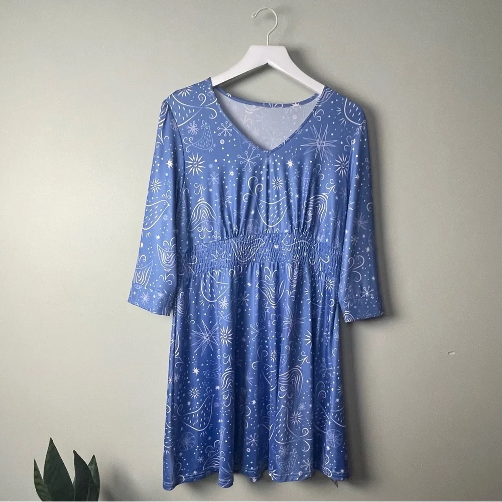 Victory Chick Spring Chicks Quarter Sleeve Blue / Size L - Picture 2 of 8